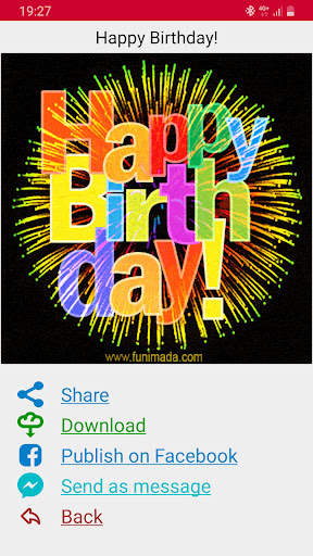 Happy Birthday Cards App screenshot 3