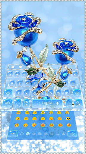 Blue Rose Diamond Keyboard screenshot 3