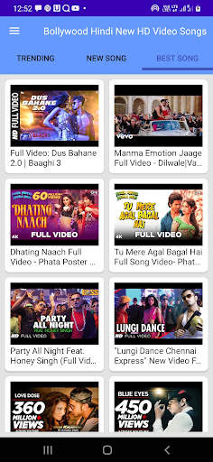 Hindi Latest HD Video Songs screenshot 5
