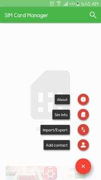 SIM Card Manager screenshot 1
