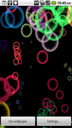 Bubbles Live Wallpaper screenshot 1