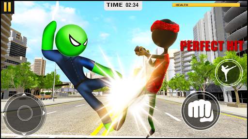 Police Spider Stickman Rope Hero Crime Gangster screenshot 4