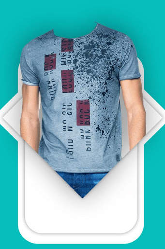 Men T-Shirt Designs Photo Montage screenshot 1