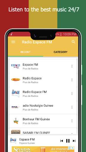Radio Espace FM Guinee: Guinean Music screenshot 1
