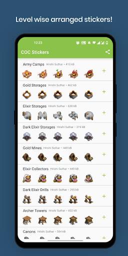 COC Stickers screenshot 4