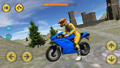 Motorbike Medieval Drive 3D screenshot 1
