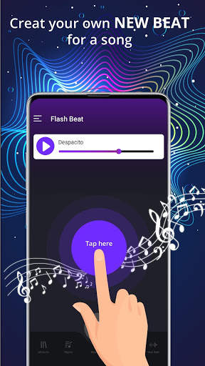 MP3 Flash - Strobe Light Follow Music Beat screenshot 3