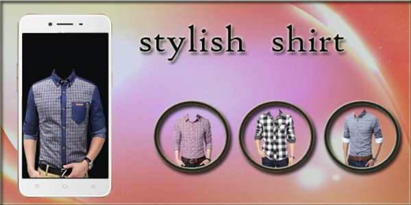 Man Check Shirt Photo screenshot 2
