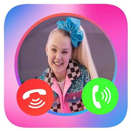 Calling US JoJo: Fake Video Call Siwa HD Wallpaper icon