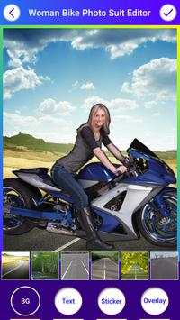 Women Bike Photo Suit Editor screenshot 3
