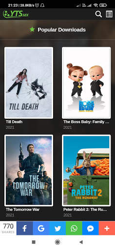 Torrent movie browser screenshot 3