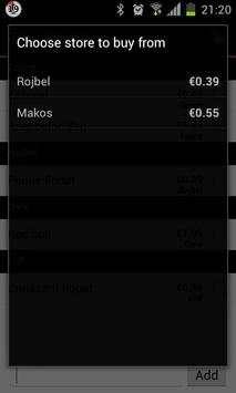 Shopping Planner Shopping list screenshot 4