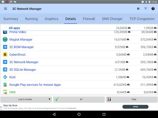 3C Network Manager screenshot 2