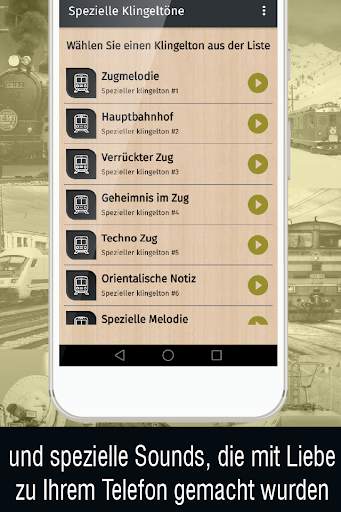 klingeltöne zug kostenlos, zug töne app screenshot 5