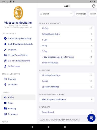 Dhamma.org screenshot 18