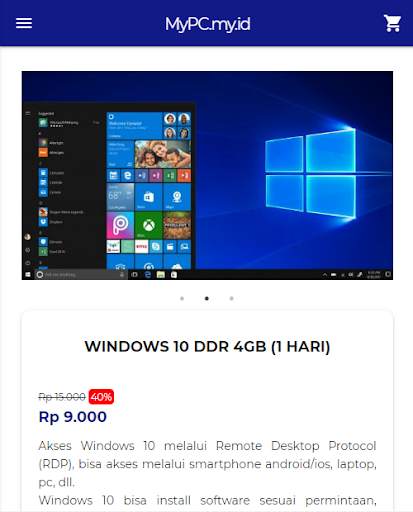MyPC.my.id : Cloud PC, Cloud Gaming, Kali Linux! screenshot 1