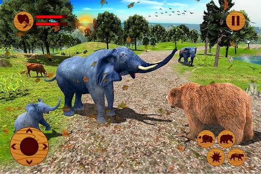 Wild Elephant Family Simulator screenshot 5
