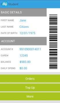 My Student Account screenshot 2