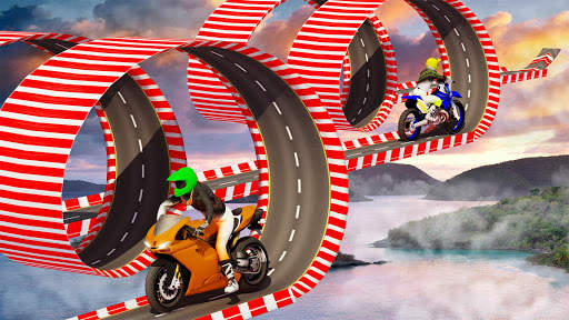 Stunt Bike Impossible Tracks-Race Moto Drive Game screenshot 8