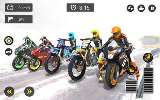 Snow Mountain Bike Racing 2022 screenshot 5
