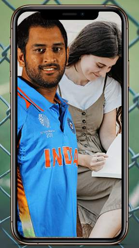 Selfie with MS Dhoni - Cricket Player Photo Editor screenshot 1
