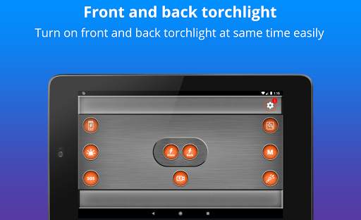 Bright Torch light – Front and back flashlight app screenshot 9