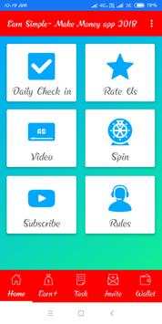 Earn Simple-Make Money app 2018 2 تصوير الشاشة