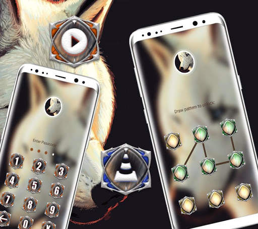 White Wolf Launcher Theme screenshot 3