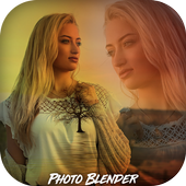 Photo Blender Double Exposure - Mix Photos أيقونة