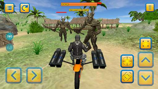 Motorbike Beach Fighter 3D screenshot 2