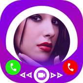 fake hot girl video call - sexy grils calling logo
