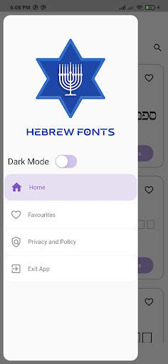 Hebrew Fonts: Download Free Hebrew Fonts screenshot 6