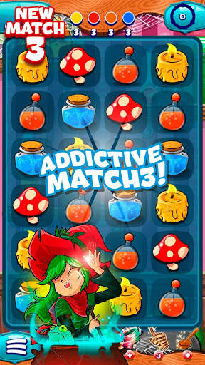 The Apprentice Witch - Puzzle Match 3 Game screenshot 1