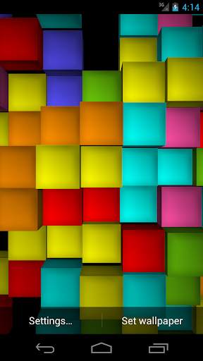 Cube 3D: Live Wallpaper screenshot 5