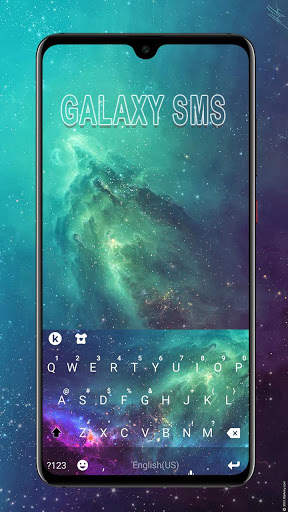 Galaxy Sms Keyboard Theme screenshot 1