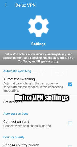 Delux VPN screenshot 3