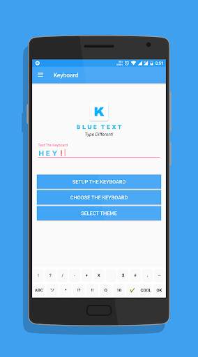 Blue Text - Keyboard   Convert स्क्रीनशॉट 6