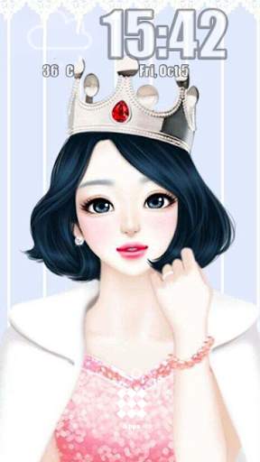 Cute Laurra Girl Princess Wallpaper screenshot 1