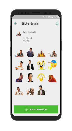 Funny Memes Stickers for WhatsApp - WAStickerApps screenshot 6