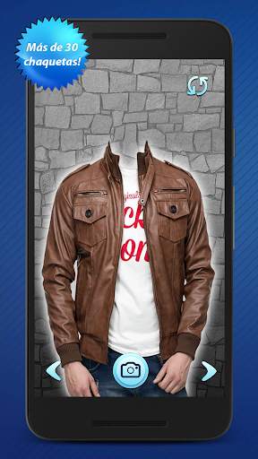 Chaqueta hombre Foto Montaje screenshot 1