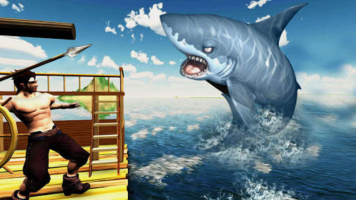 Angry Whale Shark Hunter - Raft Survival Mission screenshot 11