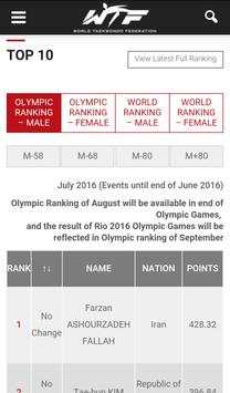World Taekwondo Federation screenshot 7