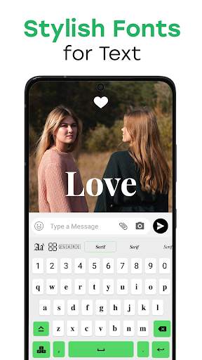 Stylish keyboard and fonts art screenshot 5