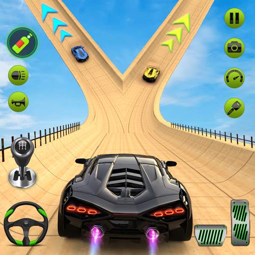 Impossible Mega Ramp Car Stunt screenshot 9