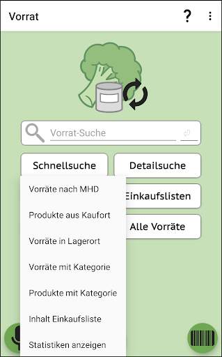Vorrat, Lager, Einkaufslisten screenshot 6