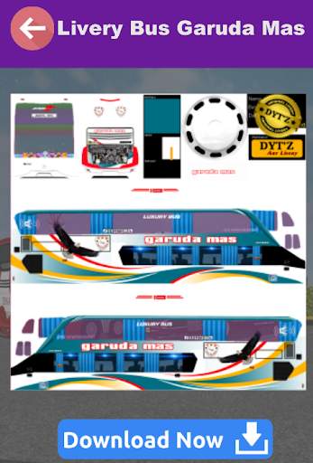 Livery Bussid HD Garuda Mas screenshot 2