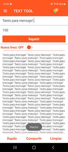 Repetidor de texto screenshot 2