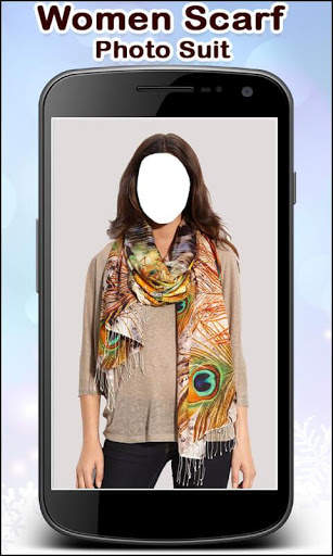 Women Scarf Photo Suit New screenshot 3