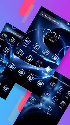 Streamer-APUS Launcher theme screenshot 2