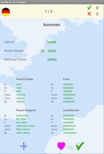 Hangman French basic Verbs screenshot 12
